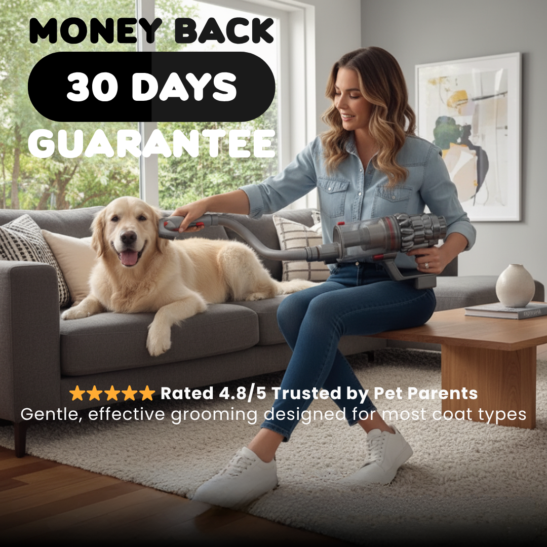 NALA™ 3-in-1 Pet Grooming Vacuum Brush Kit